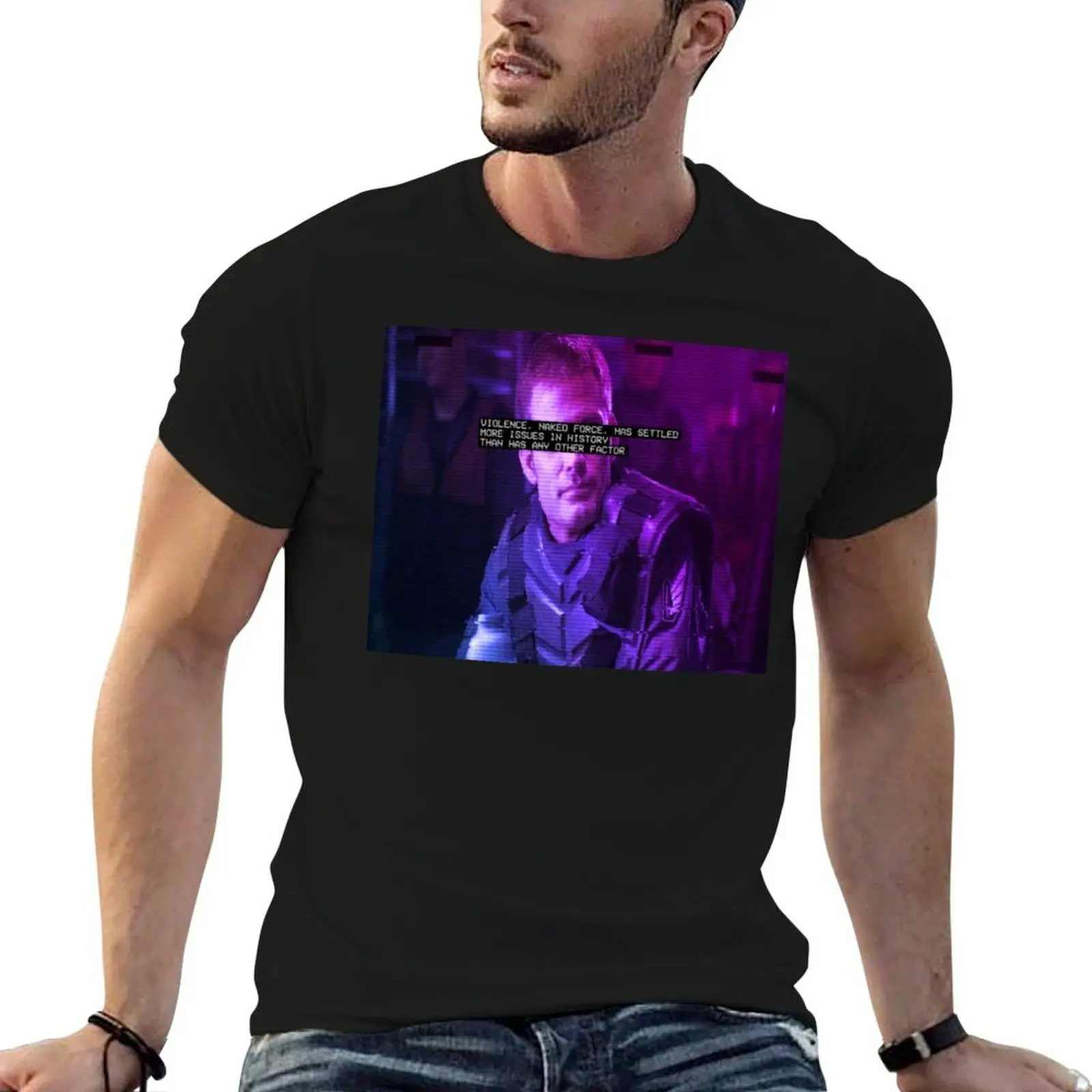 

Starship Troopers quote T-Shirt essential t shirt funny t shirts cotton T-Shirt