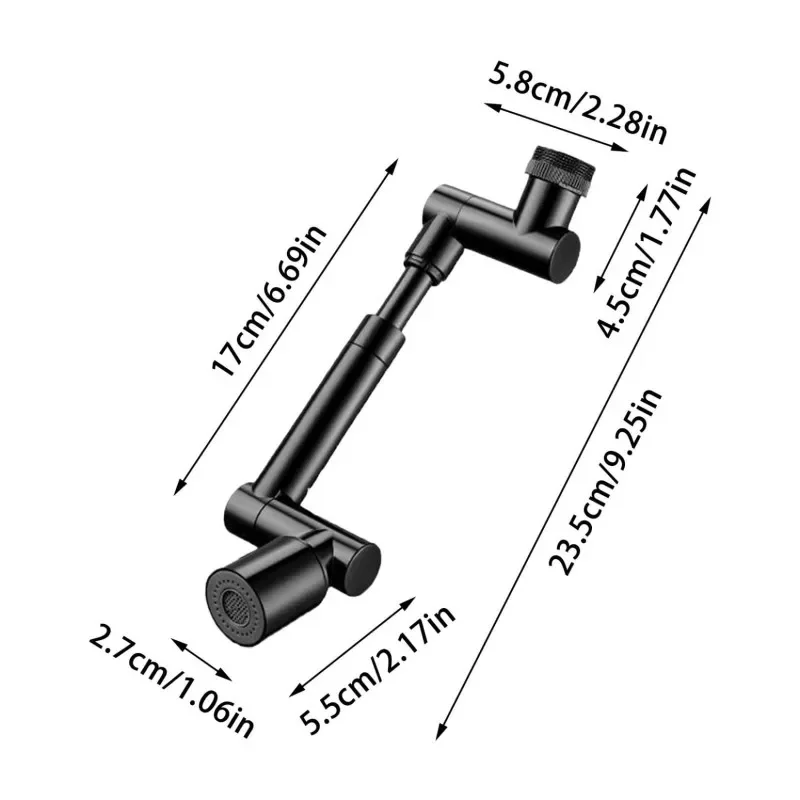 1440 Kitchen Scalable Metal Faucet Aerator Bathroom Tap Splash-proof Bubbler Faucet Filter Nozzle Tap Saving Water Extender Tool view 6