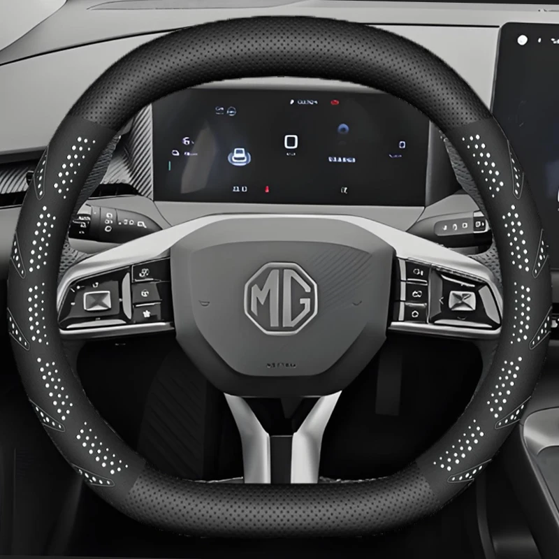 

Double D-type Car Steering Wheel Cover for ALL New MG ONE ZS HS EHS ES5 2025 Steering Wheel Interior Accessories