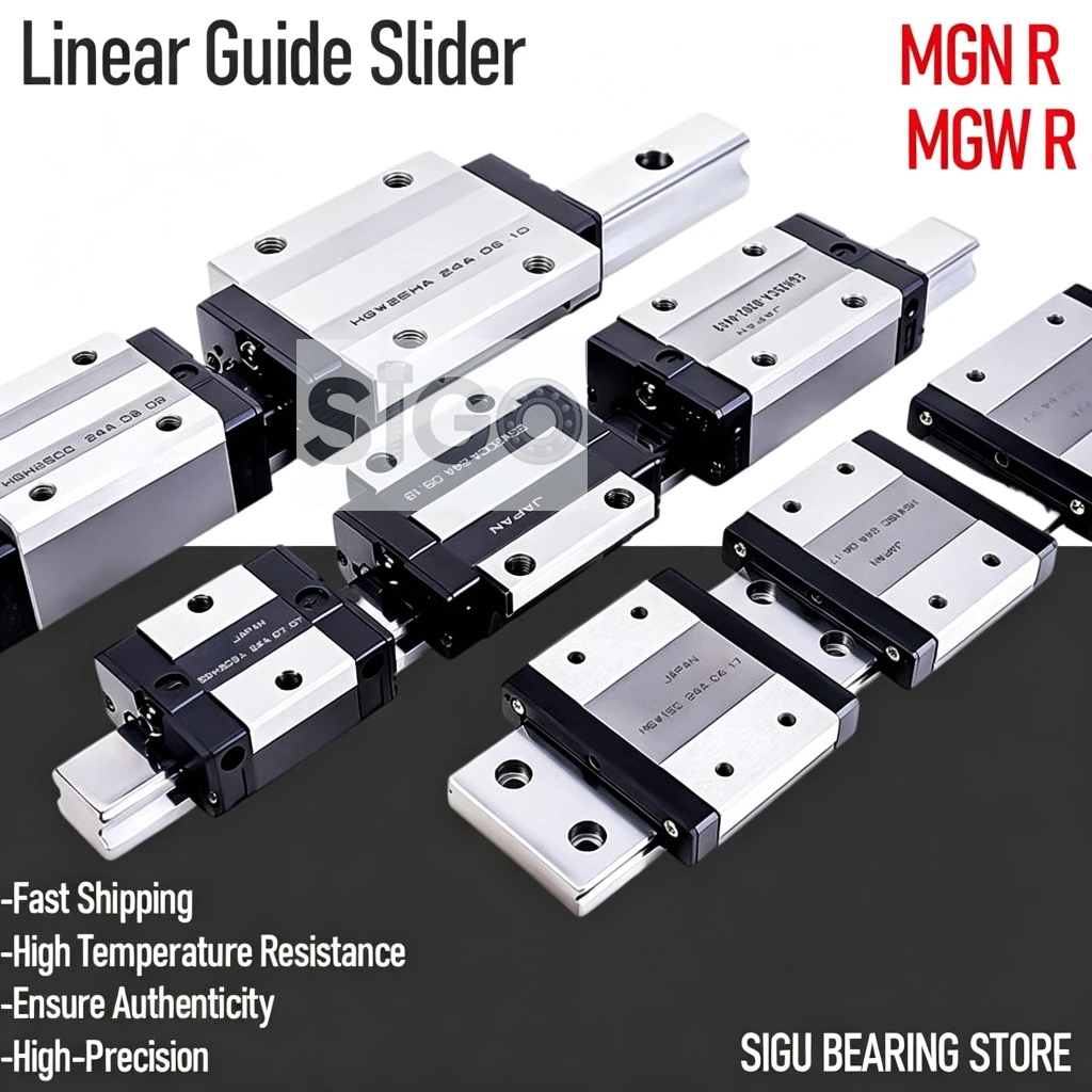 Japan Imported Linear Guide Slider MGN7R MGN9R MGN12R MGN15R MGW7R MGW9R MGW12R MGW15R