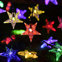 22M 200 LEDS Solar Lights String RGB Outdoor Solar Powered Stars String Lights Waterproof Landscape Shiny Lights 002