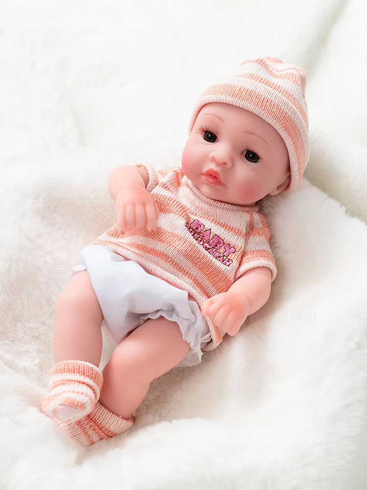 Bebe Reborn Babypuppen, handgefertigt, realistisch, Vinyl, Puppenzubehör, Kindergeschenke