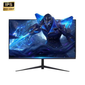 사무실 데스크탑 컴퓨터 화면 평면 패널, 24 인치 모니터, 75Hz LED 디스플레이, PC IPS FHD, 1920*1080 VGA, HDMI 호환 