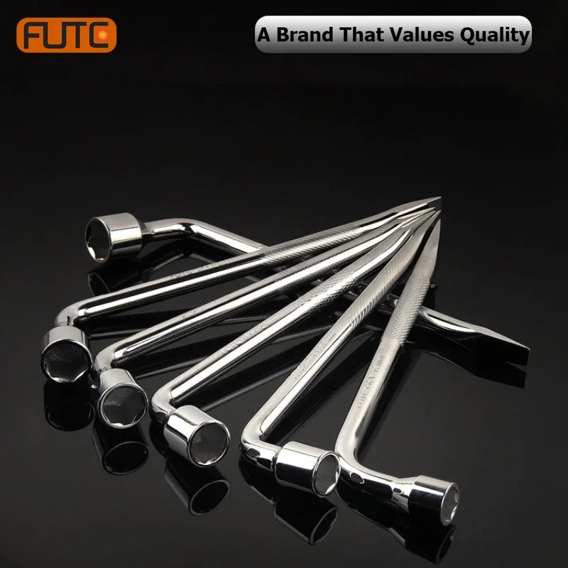 L Type Wrench 17-24mm Inbussleutel Autoband Wielmoersleutel Reparatie Removal Tool Multifunctionele Handgereedschap Set