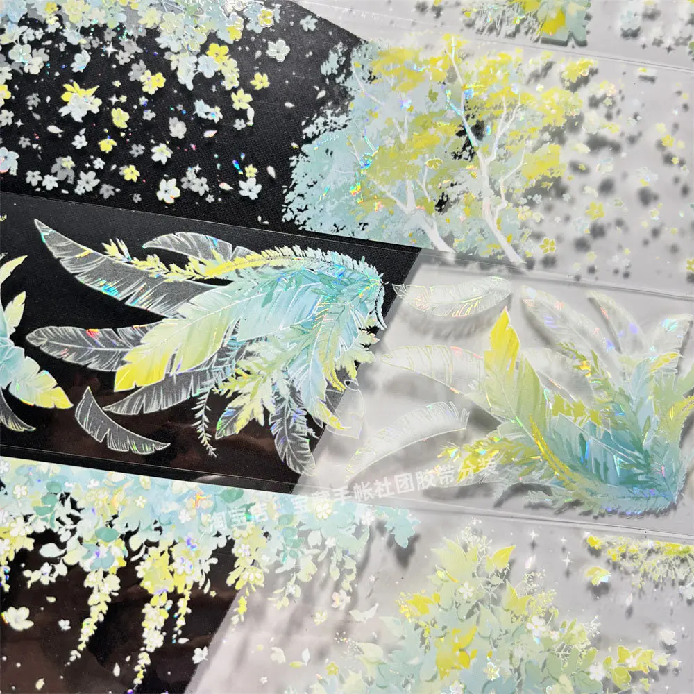 

Pet Washi Tape A637 Qingmu Floral Landscaping Antique Journal Mobile Phone Case Sticker