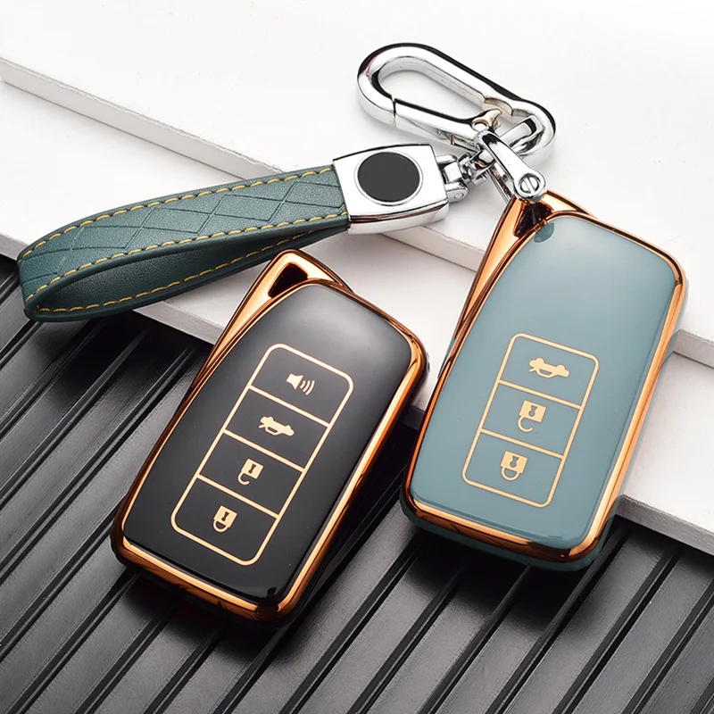 3 4 Buttons Soft TPU Car Key Case Cover for Lexus ES LS UX UX 300e NX LC NX GS RX IS ES GX LX RC 200 250 350 LS 450H 300H Shell