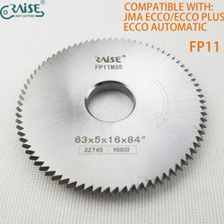 RAISE Key Cutter Compatible with JMA FP11 HP005 Cutter 63x5x16 JMA ECCO KEYLINE BIANCHI 101 Key Duplicating Machine
