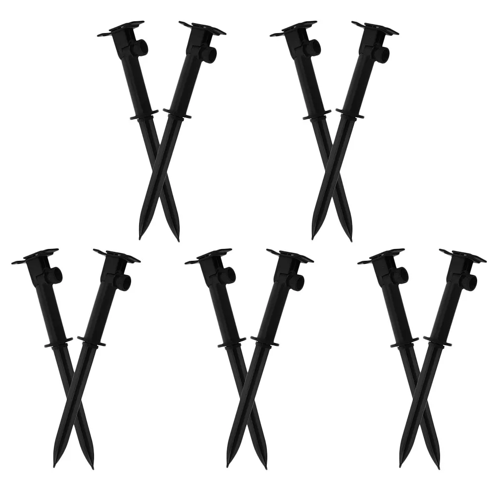 

10 шт. пластиковых колышков для солнечных светильников, уличные держатели для садовых фонарей, маркеры для дорожек, фиксаторы для ламп