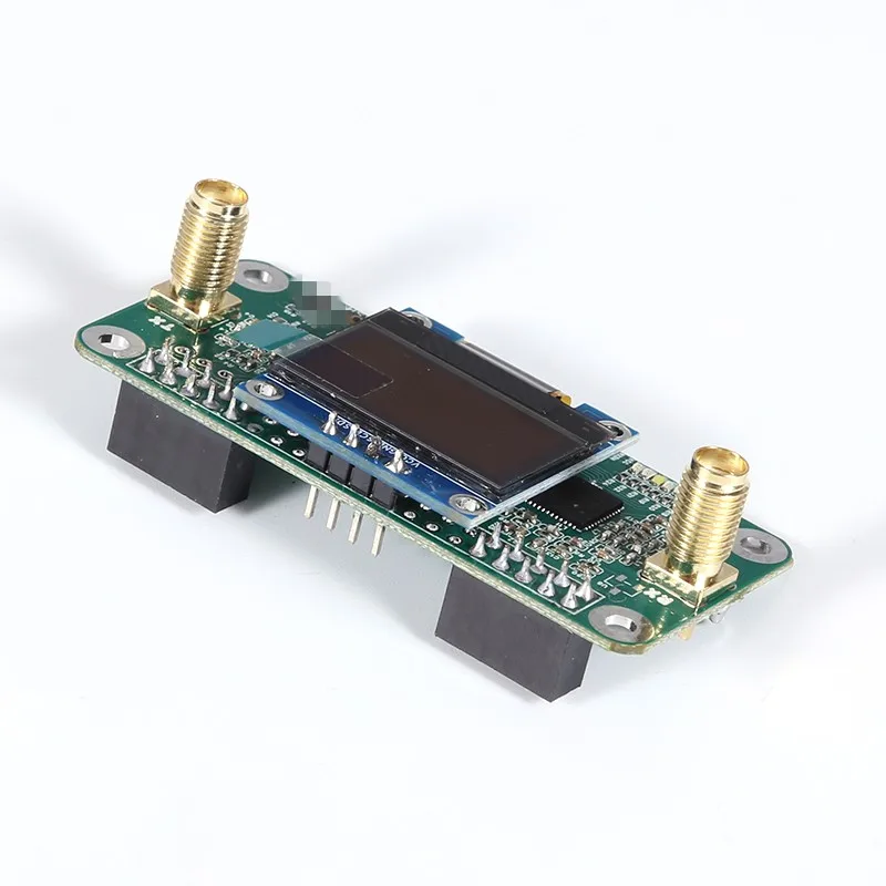 دوبلكس MMDVM_hs_dual_hat هوت سبوت UHF VHF هوائي مدمج يدعم P25 DMR YSF لـ Raspberry Pi + OLED + حافظة معدنية