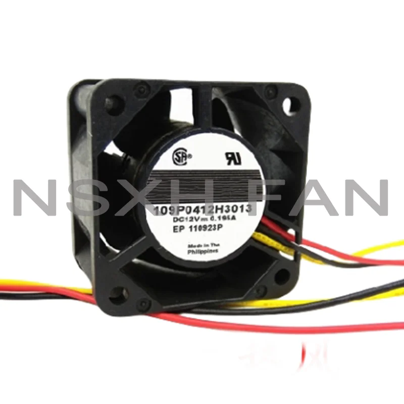 

Denki 109P0412H3013 12V 0.195A 40x40x28mm 3-Wire Server Cooling Fan