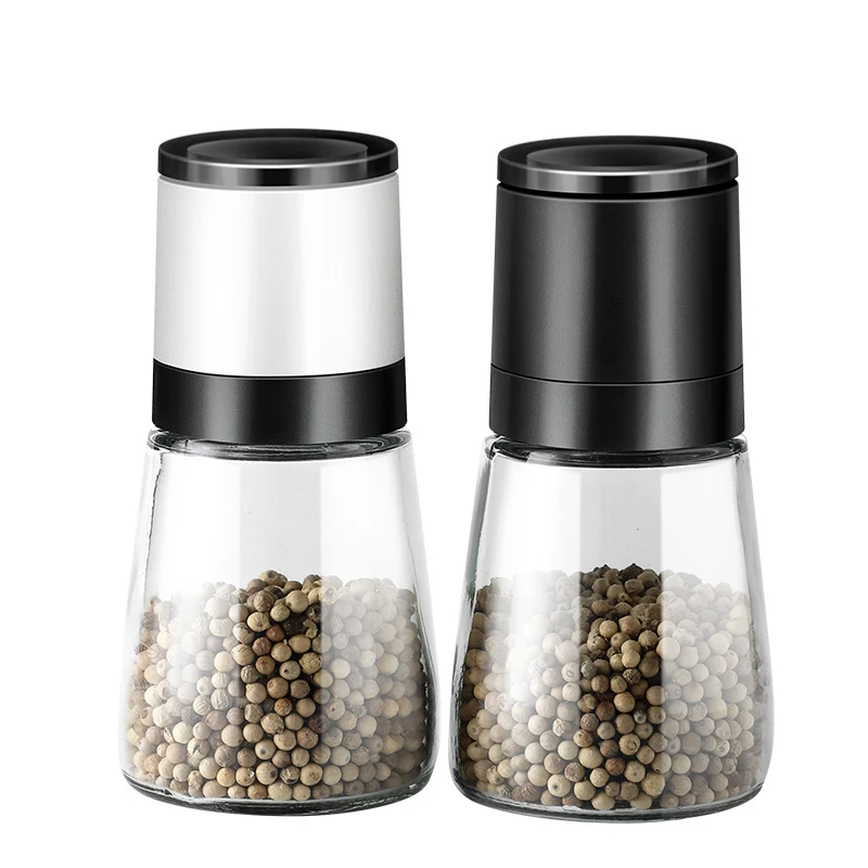 E5 Manual Salt Pepper Grinder Adjustable Ceramic Salt and Pepper Grinder Set Kitchen Pepper Tools Mill Set Herb Grinder Gadgets
