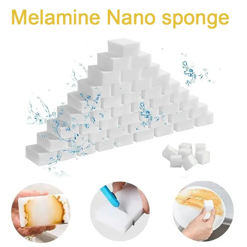 Melamine Nano Sponge Magic Sponge Eraser For Kitchen Office Bathroom Melamine Home Nano Cleaner Cleaning Sponge Tools 10x6x2cm