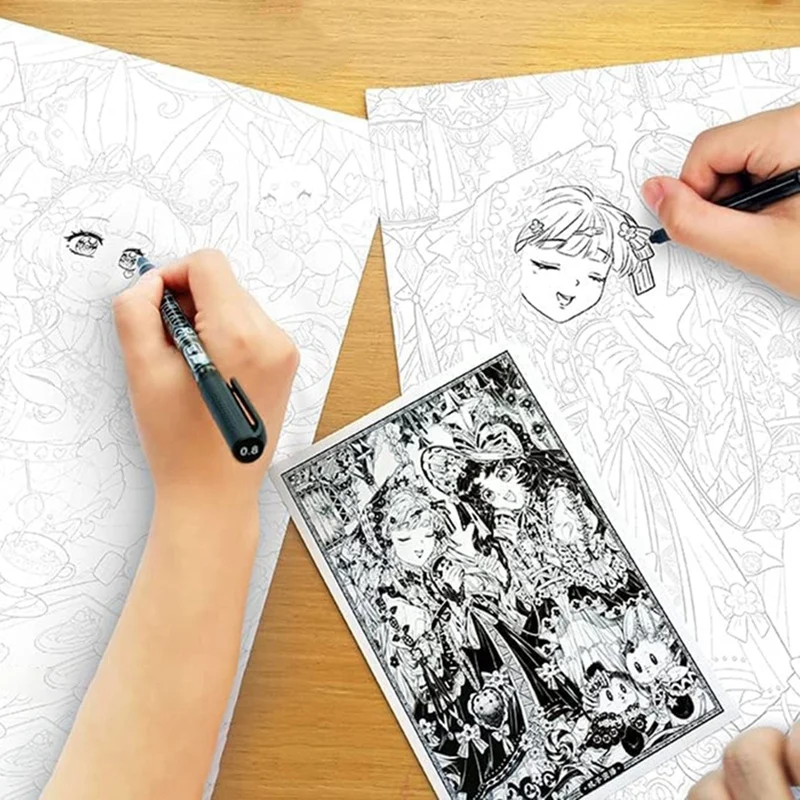 Painting Book Coloring Book Learn How To Draw Like Pro, Style Anime Or Japanese Style