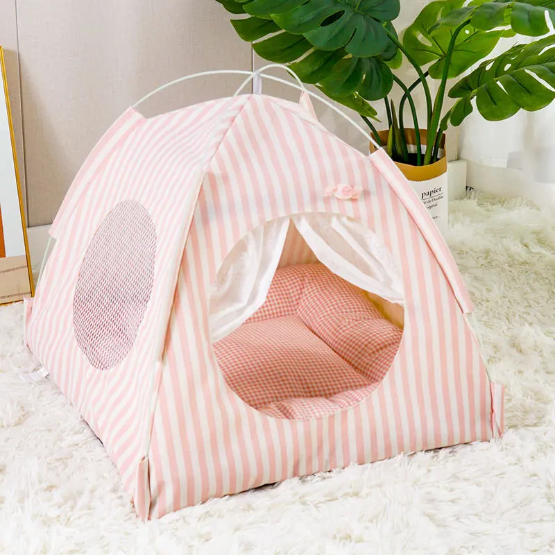 Casa de campaña para perros y gatos – Plegable, transpirable y exterior