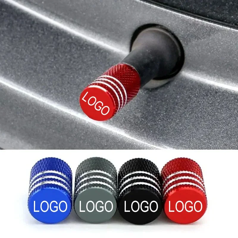 Car Logo Tyre Valve Caps Styling for Toyota 4Runner 4WD Auris AVALON Avensis CAMRY corolla GR HARRIER RAV4 TRD YARIS Accessories