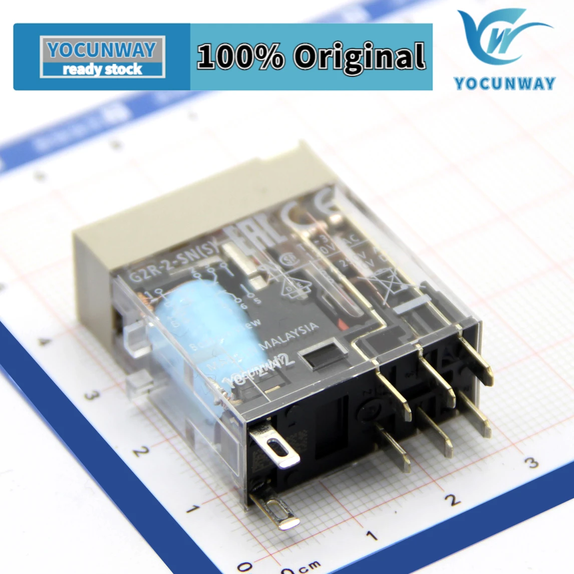 New Original Relay G2R-1-SN(S) G2R-2-SN(S) G2R-2-SND(S) 24VDC Relay Socket Intermediate Relay 8pin AC110(S) 2 On 2 Off