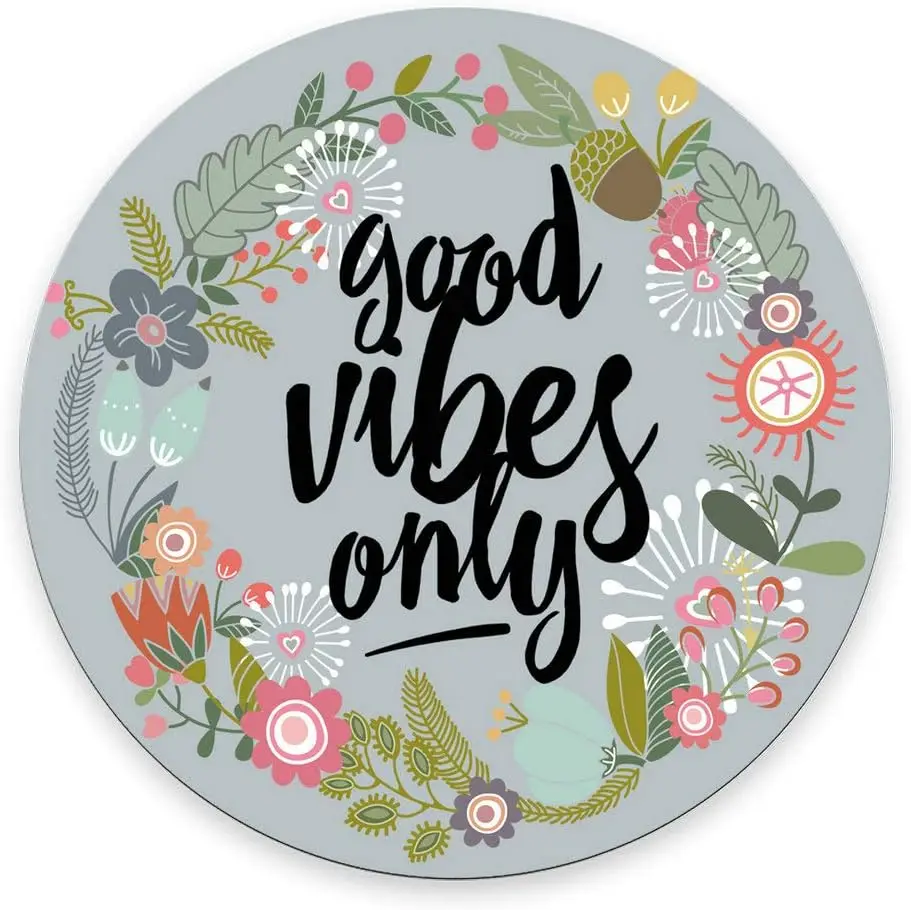 Mouse pad Rectangular gaming mouse pad floral quote cute office desk decor inspirational positive quote