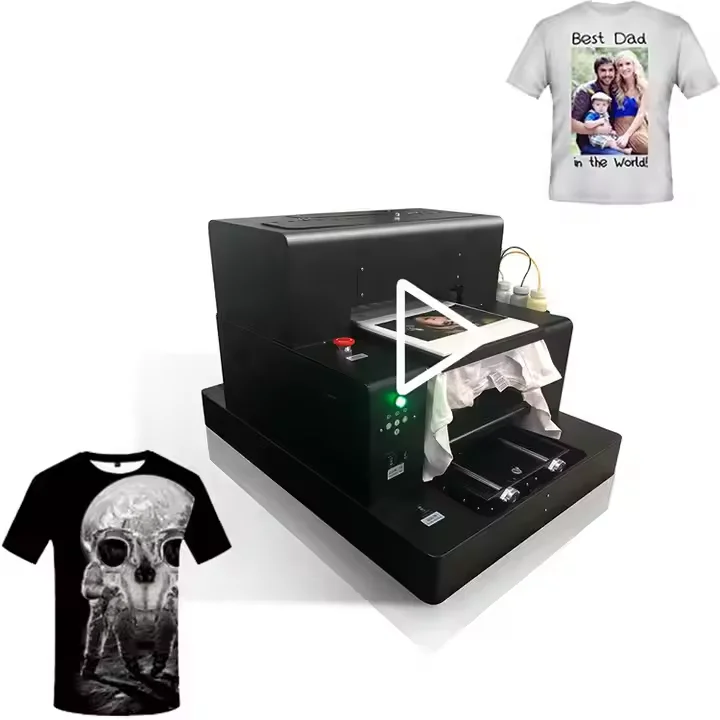 NEW Desktop A3 DTF Printer Dual I1600 Print Head DTF Printer Printing Machine for Cotton T-shirt Printing