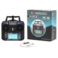 FlySky FS-i6 2.4G 6CH AFHDS RC Radio Transmitter With FS-iA6 Receiver for FPV RC Drone - Mode 1(Right Hand Throttle)