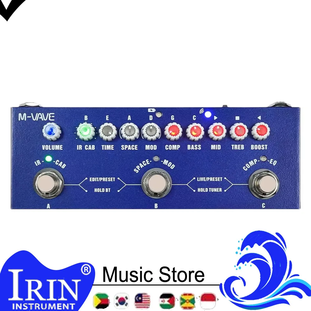m-vave-cube-baby-bass-guitar-effect-pedal-24h-rechargeable-battery-8-ir-cabinets-daw-remote-control-pedal