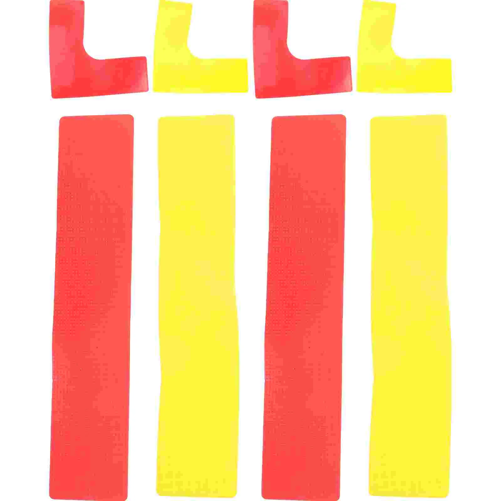 8 Pcs Field Marking Line Spot Markers Carpet Football Signs Round Flat for Training Pad Sports Supplies Tpe Floor