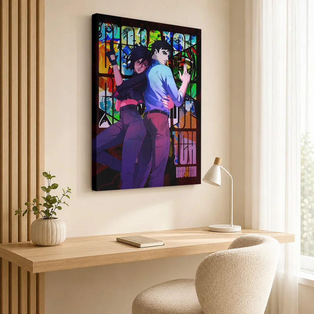 Dispatch Robert Robertson And Invisigal Canvas Posters Minimalist Style Wall Art With Customized Photo For Study Ideal Teen Gift