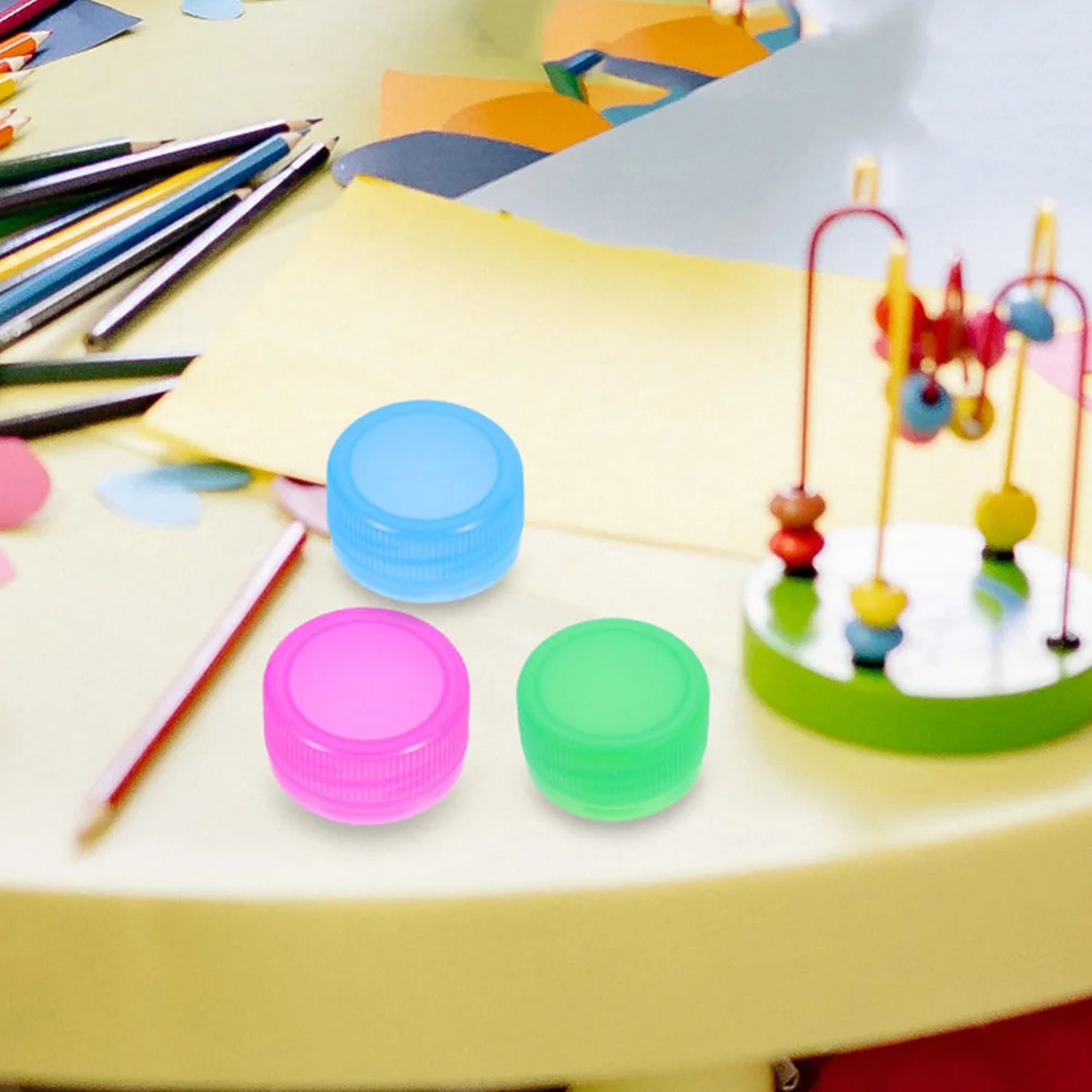 200 pezzi tappi di bottiglia di plastica colorati coperchi di bottiglia fai da te materiali artigianali per bambini attività educative creative accessori artigianali