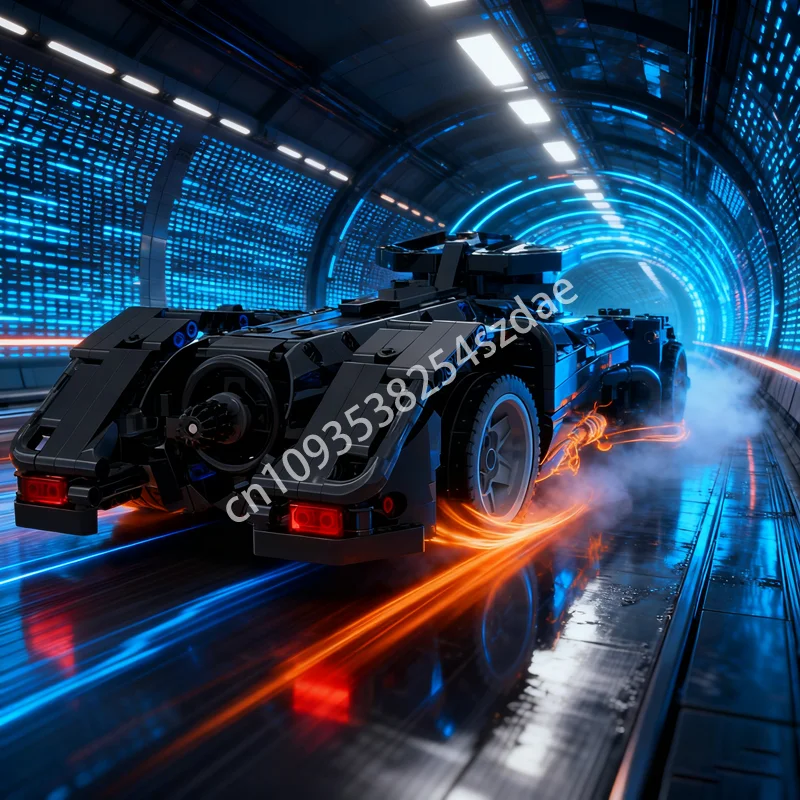 

918pcs MOC Batmobile Technical Model Building Blocks Construction Assemble DIY Creative Idea Christmas Gifts Education Toy Brick