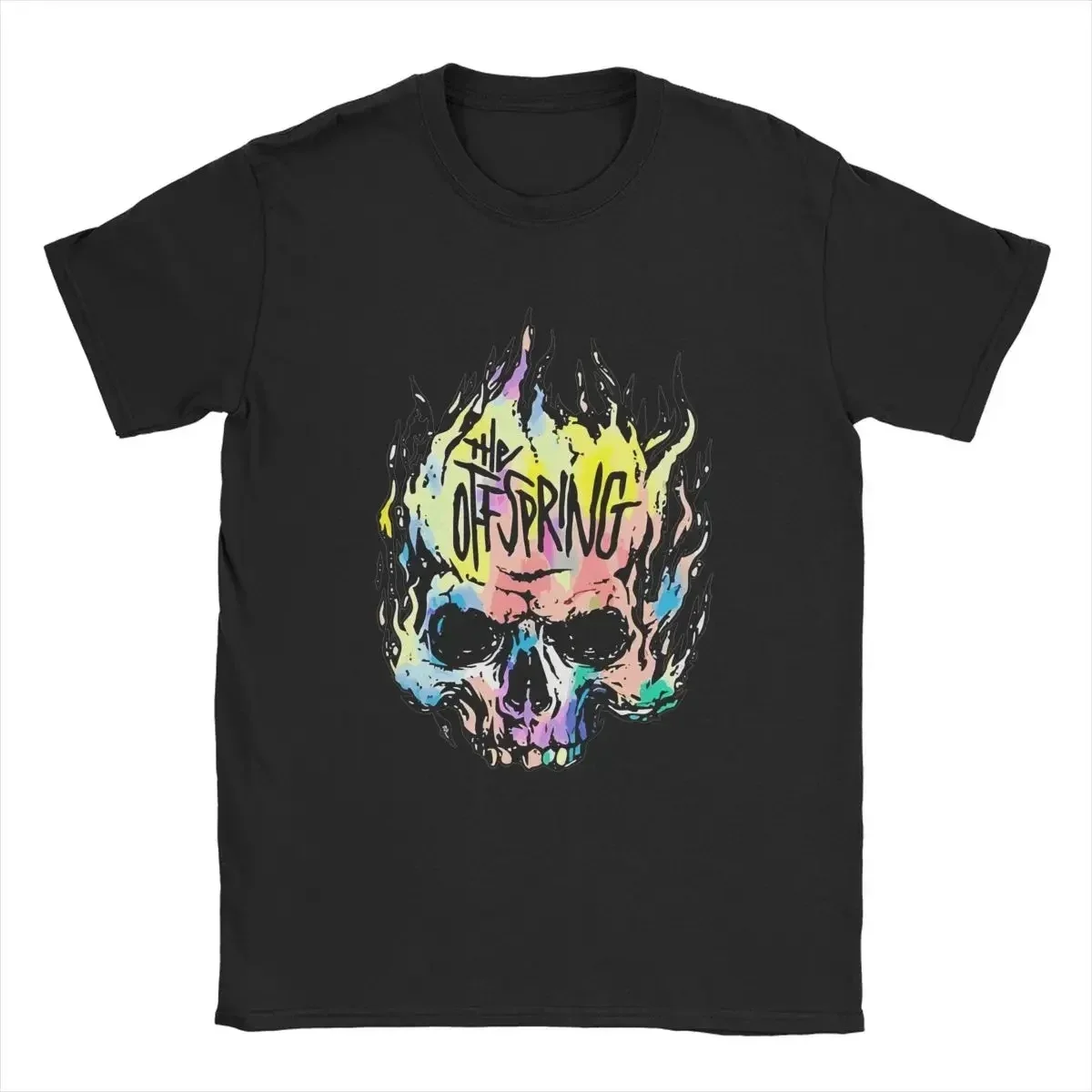 

2025 Punk Offspring Unisex T-Shirt Rock Band Funny Printed Top Summer High Quality Short Sleeve T-Shirt Short Sleeve T-Shirt