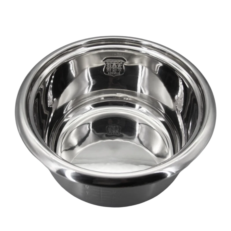 

3L 304 Stainless Steel Rice Cooker Liner Non Stick Cooking Pot Replacement Accessories Rice Cooker Liner