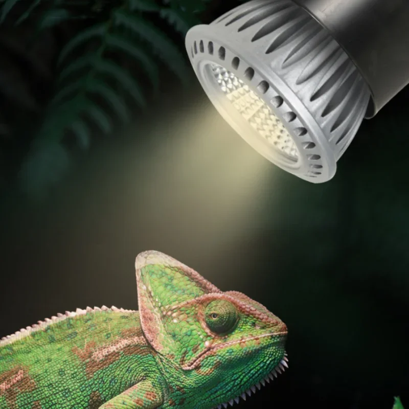 Reptile UVA+UVB LED Light Full Spectrum 5.0 10.0 Turtle Sunbathe Heat Lamp Lizard Snake Reptiles/Amphibian Sun Lamp terrario