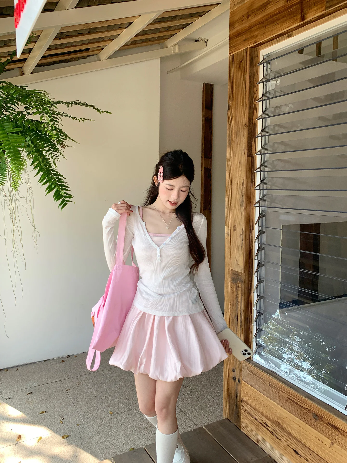 

Юбка с высокой талией и розовым цветочным принтом, женская, весна-лето, новый стиль, элегантная, средней длины, для женщин