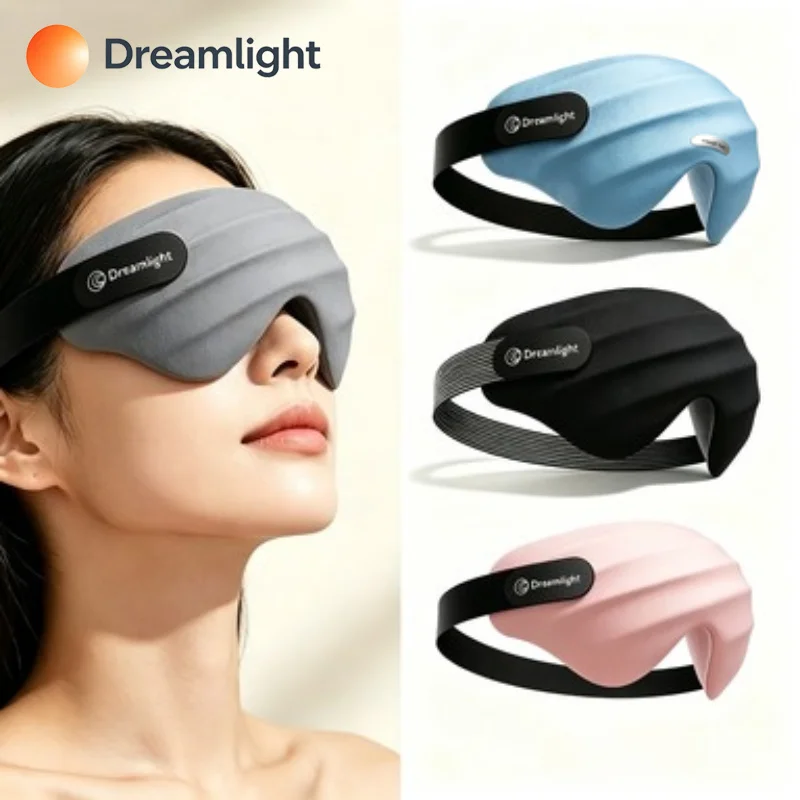 Dreamlight 4S Pro/2S/4S Eye Mask Sleep 3D Stereoscopic Sleep Aid for Men Women Adult Adjustable Portable Full Blackout Eye Mask