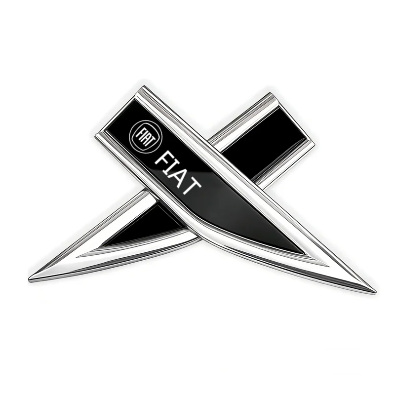 

DIY Car Emblem Fender Blade Decal Badge Car Body Protective Sticker for Fiat punto abarth 500 stilo ducato palio bravo doblo