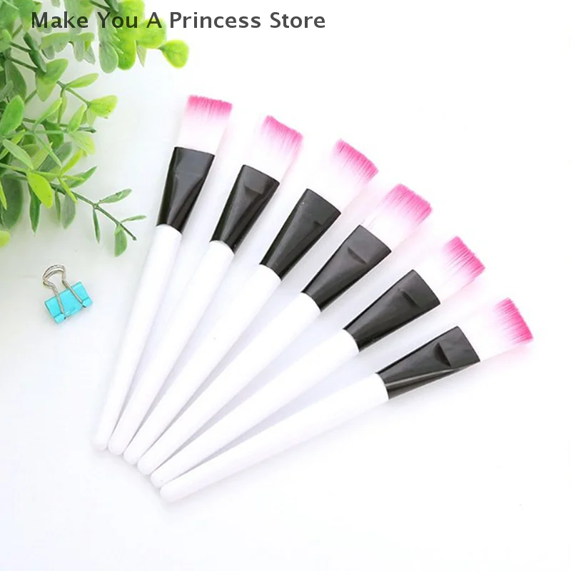 10 Uds. Pincel para máscara Facial, pinceles de maquillaje, ojos, cara, cuidado de la piel, aplicador de máscaras, cosméticos, herramientas de cepillo para máscara, mango rosa
