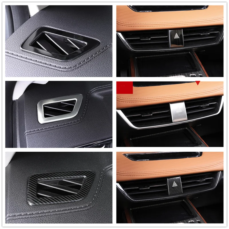 For Haval Jolion 2021-2025 Automotive Interior Trim Strip Automotive air conditioning vent decorative strip  Warning Light Trim