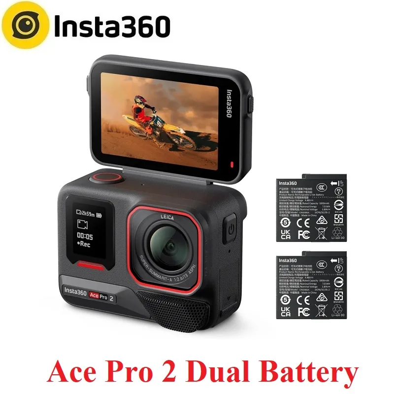 كاميرا Insta360 X5\X4\X3\Ace Pro 2\GO 3S\Flow Pro\Flow 2 Pro الرياضية Insta 360 X 5\ X 4\X 3 كاميرا الحركة