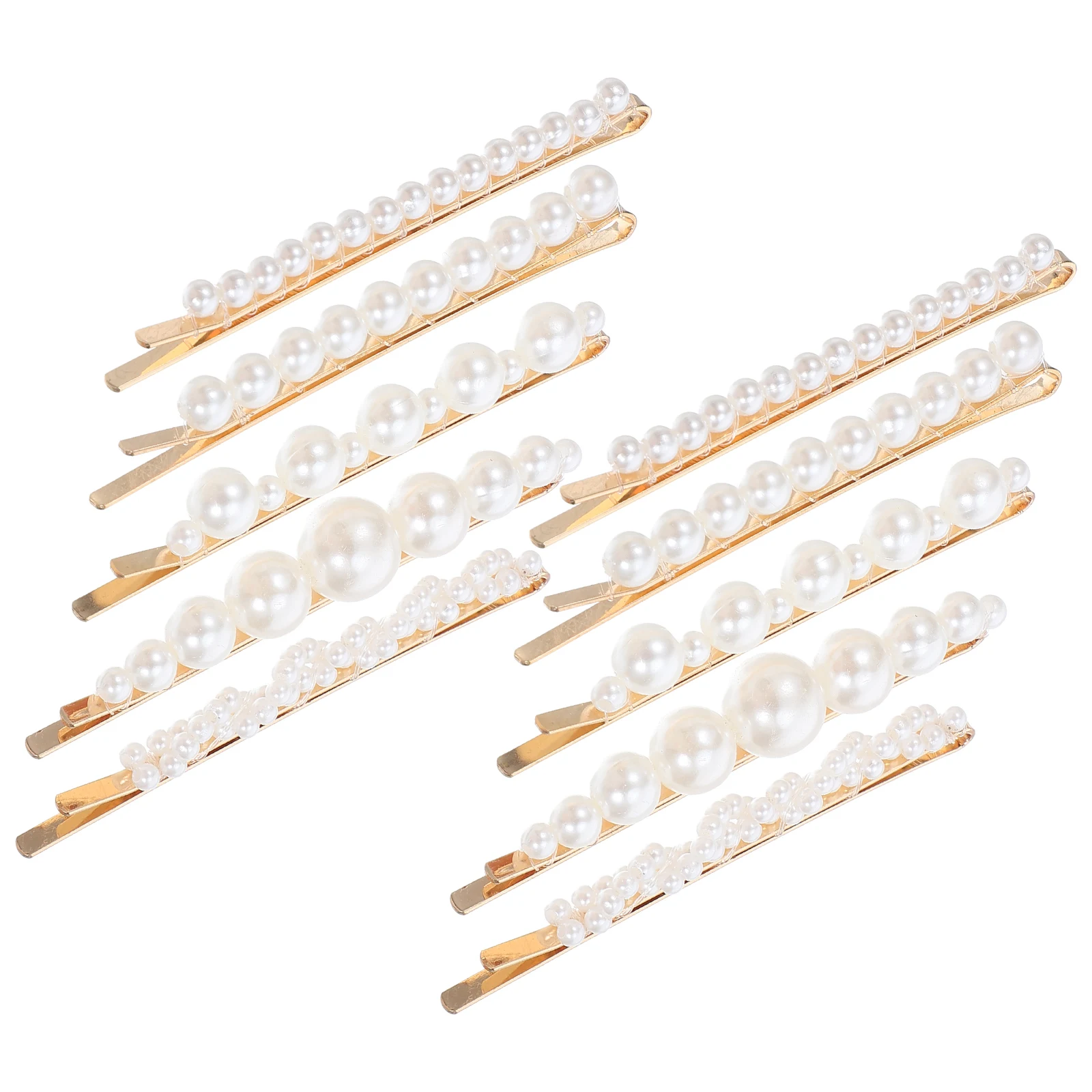 

10 шт. заколок для волос с жемчугом, декоративные аксессуары для женщин