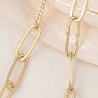 

1m 14K Gold-plated Long Square And Oval O-shaped Chain for DIY Bracelet Necklace Jewelry Making Loose Chain Accessories