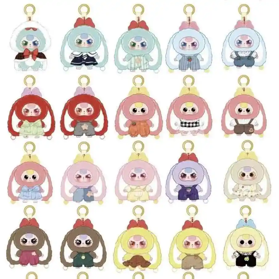 New Genuine Baby Three Macaron Little Rabbit V2 Series Vinyl Blind Box Pendant / Lily Rabbit Town V2 Series Blind Box Toy Gifts