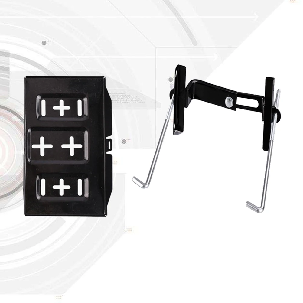 

Adjustable 23Cm Car Holder Bracket Mount Tray Universal Fixing Kit For Vehicles 13.5-22Cm Heavy Duty Truck