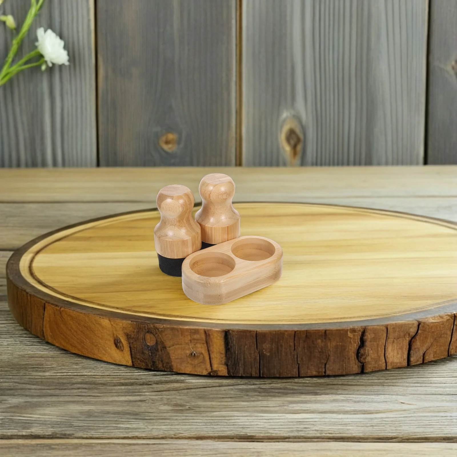 

1 Set Butcher Block Bamboo Applicators Cutting Conditioner Sponge Brush Wooden Spatula Spoon Mineral Oil Wax Cutting Board Care