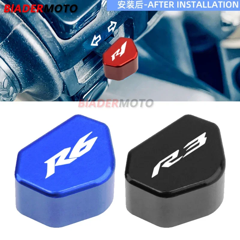 Replacement YAMAHA Motorcycle Switch Button cap Turn Signal Keycap Fit For YAMAHA YZF R1 R3 R6 YZF-R1 YZFR1 YZF-R6 YZF-R3 YZFR3