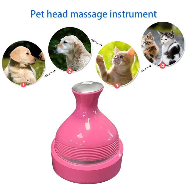 Electric Head Massager Multifunctional Health Care For Scalp Body Shoulder Neck Pet Cat Dog Massage Relieve Stress Rechargeable