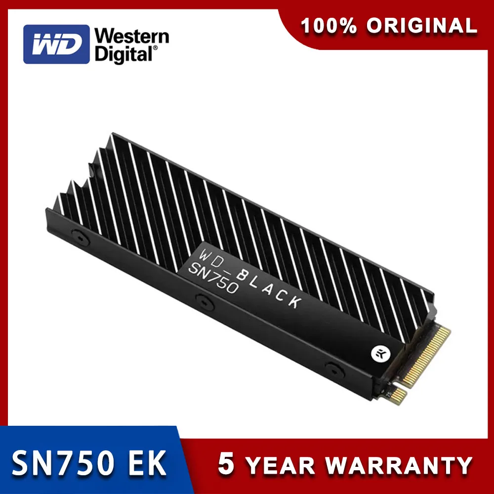 Western Digital WD Black SN750 EK Cooling Version 1TB 2TB M.2 2280 NVMe SSD คือคำตอบสำหรับผู้ใช้งานที่ต้องการความเร็วและความเสถียรในระดับสูง