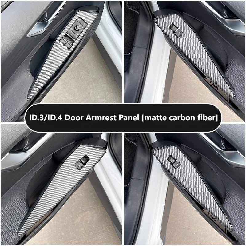 

Car Door Window Lift Panel Door Armrest Panel Protective Modification Interior for Volkswagen ID.3 ID.4X CROZZ