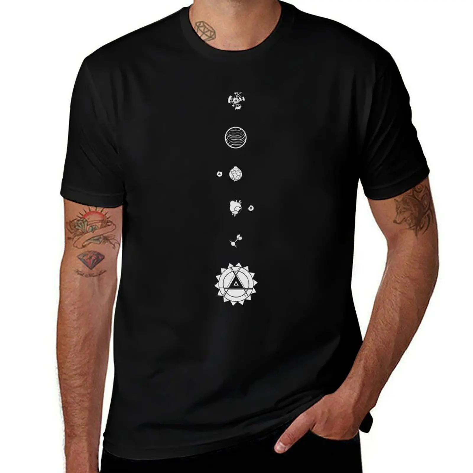 

The Outer Wilds Solar System T-Shirt essential t shirt summer top customizeds sweat mens white t shirts