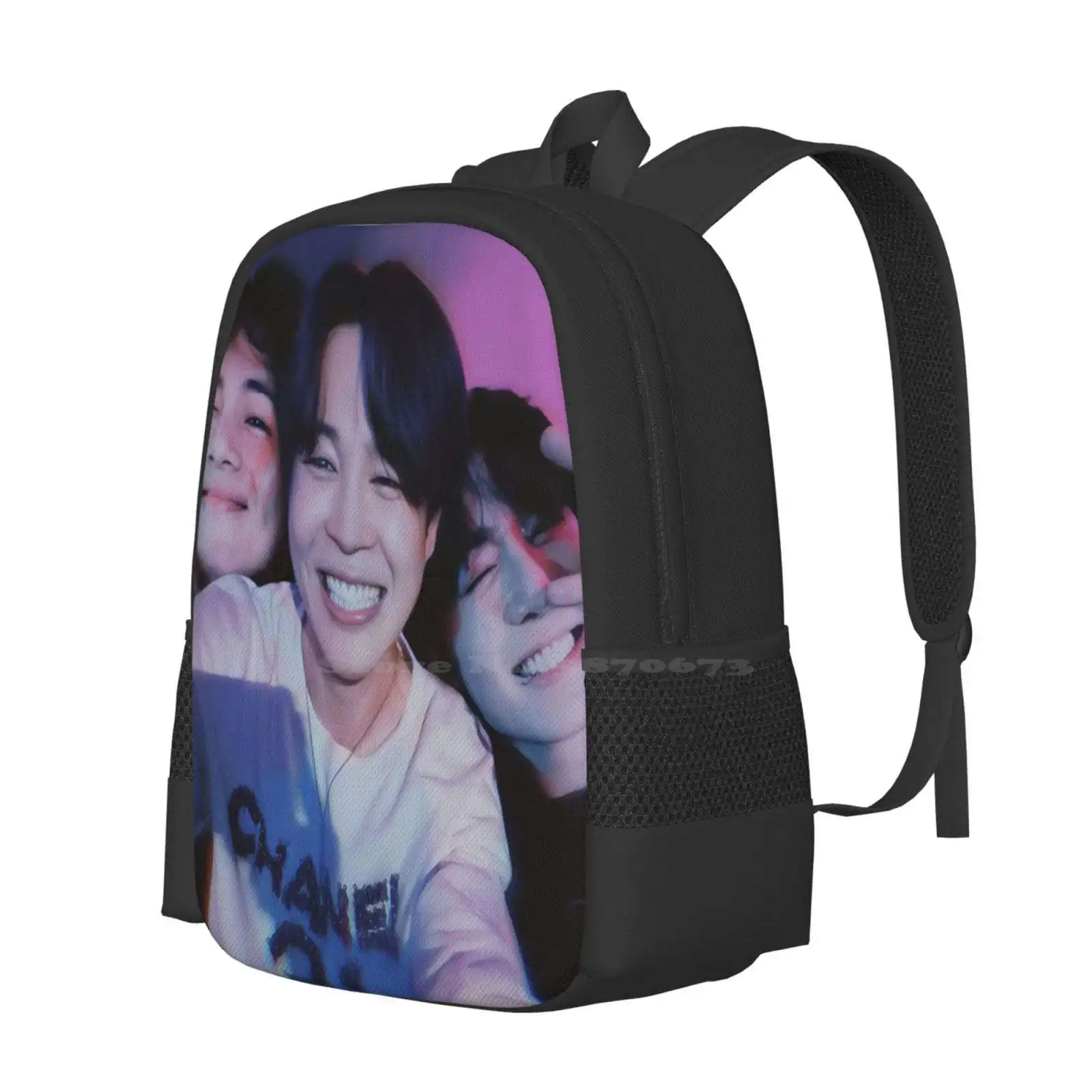 Vminkook Hot Sale Schoolbag Backpack Fashion Bags Vminkook Park Jimin Jeon Jungkook Kim Taehyung Vkook Taekook Jikook Memories