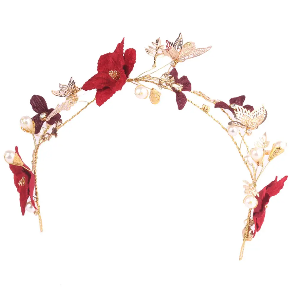 

1Pcs Bridal Headband Elegant Pearl Inlaid Hair Band for Wedding Engagement Birthday Party Banquet Cosplay Luxury Comfortable