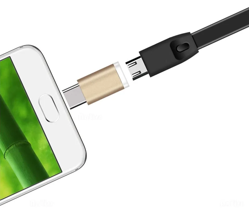 الملونة USB نوع C الذكور موصل إلى مايكرو USB أنثى محول USB-C نوع-C محول ل OnePlus 2 HTC 10 Lumia 950